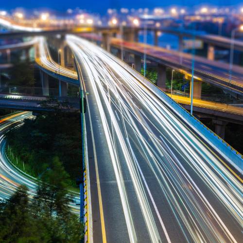 Quick transportation on busy highway traffic by NextMove® Cintra to offer innovative solutions to drive smart and save money