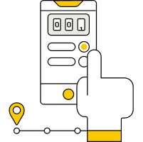 Illustration to opt for telematics device quick and easy self-installation OEM connected vehicles connected services account.